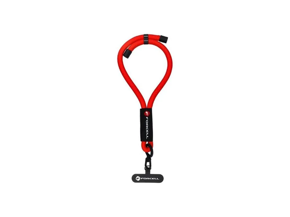 Speciální Cena Šňůrka na zápěstí FORCELL R10X40 Red - nastavitelná