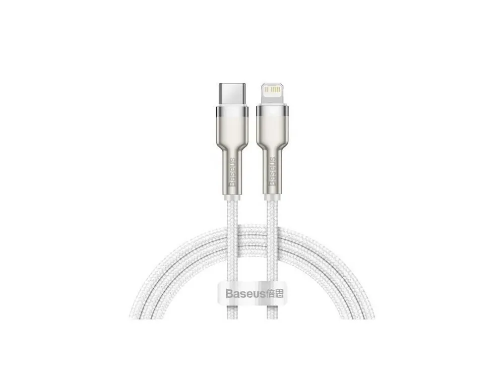 Kabel BASEUS Cafule USB-C/Lightning 2m White 20W Koupit Online