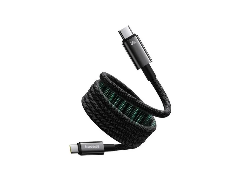 Kabel BASEUS Tungsten Gold USB-C/USB-C 1m Black 100W Odeslání Ihned