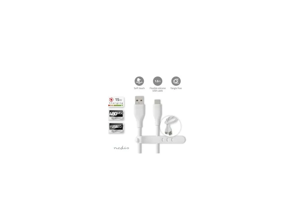 USB kabel Nedis CCGB60800WT15 Výprodej