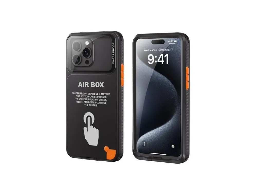 Pouzdro vodotěsné SHELLBOX AIRBOX 6.1 pro iPhone Black Objednat Nyní
