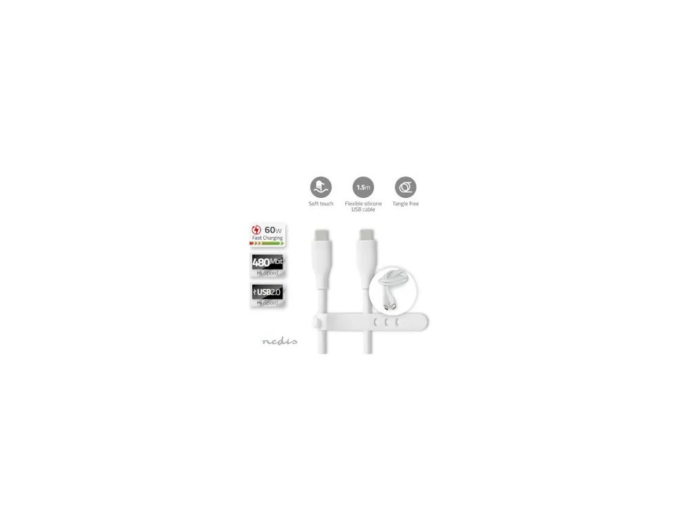 USB kabel Nedis CCGB60820WT15 Speciální Cena