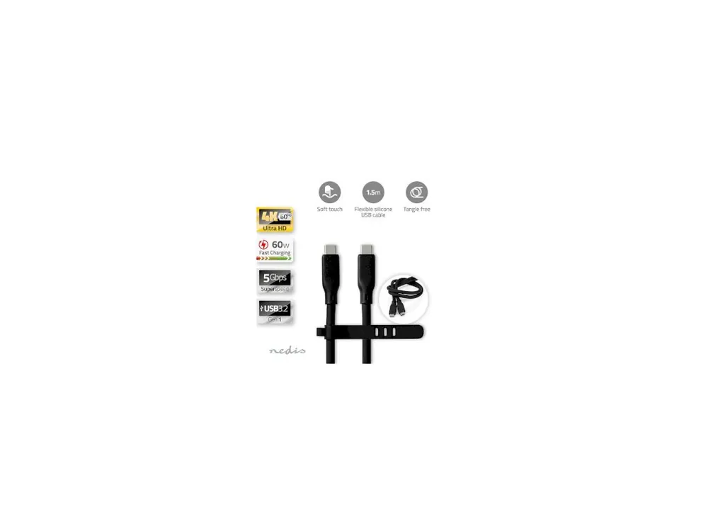 USB kabel Nedis CCGB64800BK15 Pouze Dnes