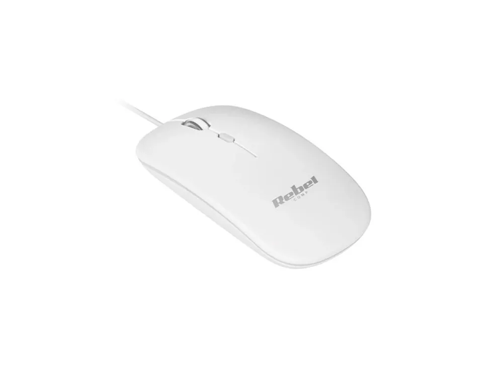 Víkendová Akce Myš drátová REBEL WDM210 White