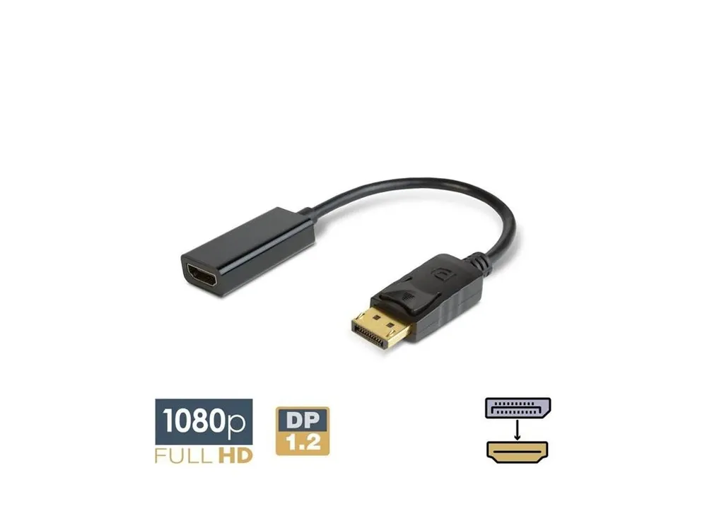 Přímo Od Výrobce Adaptér DELIGHT 20337 HDMI/DisplayPort 0,25m