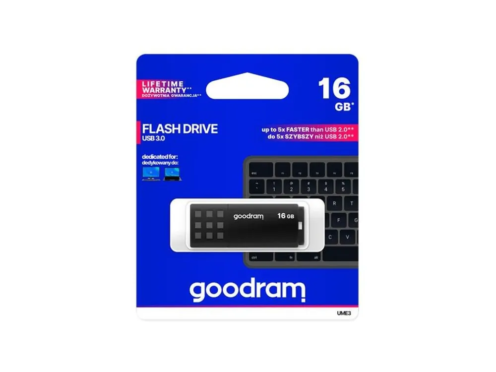 Flash disk GOODRAM USB 3.0 16GB bílo-černý Horká Nabídka