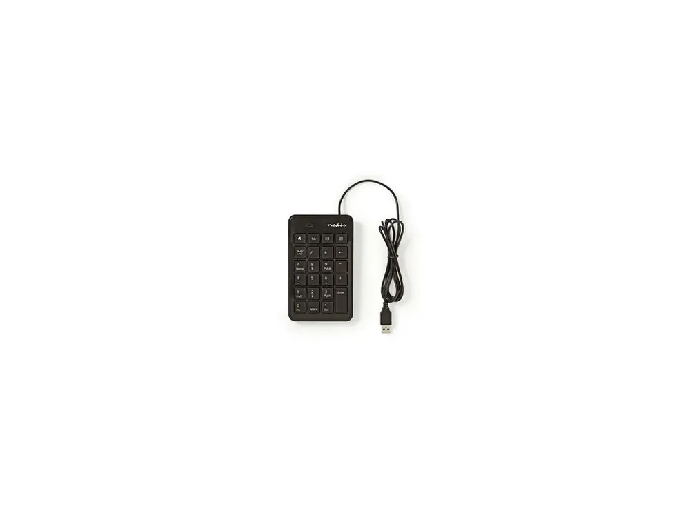 Wired Keyboard Nedis KBNM100BK Aktuální