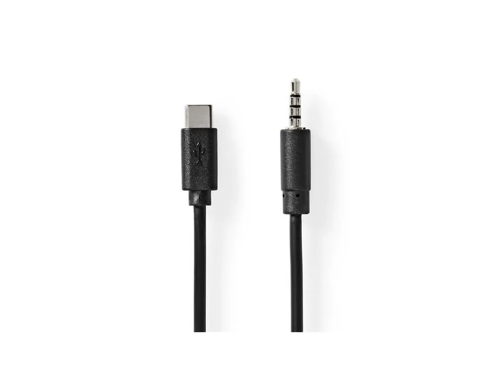 Kabel USB-C - Jack 3,5mm NEDIS CCGB65950BK10 Poslední Šance