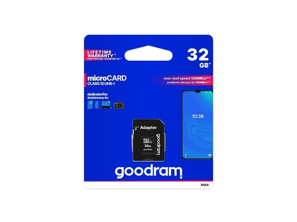 Pouze Dnes Karta paměťová GOODRAM microSD 32GB s adaptérem