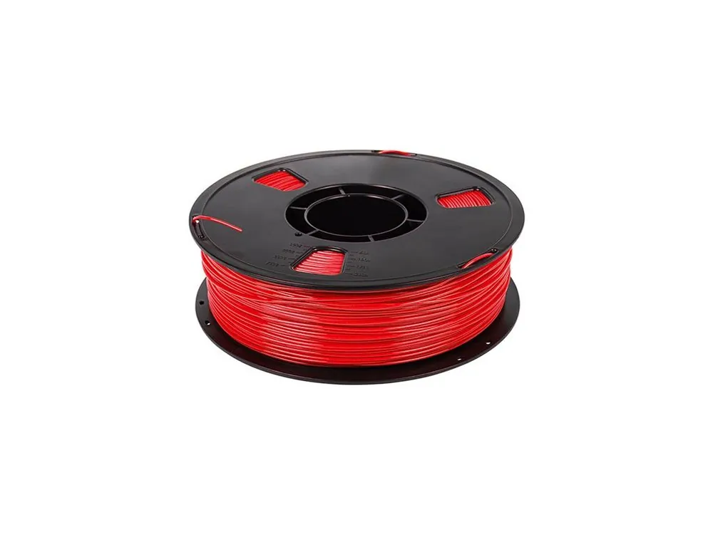Výprodej PLA vlákno pro 3D tiskárnu - 1kg červené 1,75mm