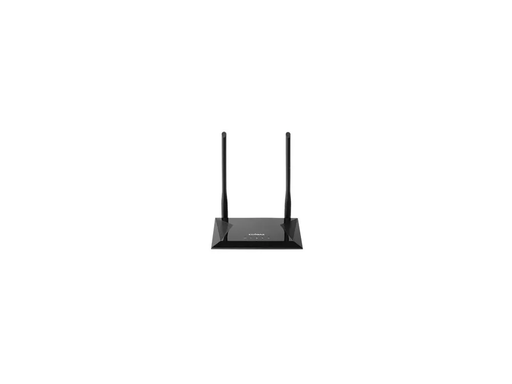 Wi-Fi router 4 v 1 N300, přístupový bod, prodlužovač dosahu, Wi-Fi Bridge a WISP Black Edimax BR-6428NS V5 Značkový
