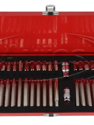 Sada bitů 40 ks -profily HEX/TORX/XZN + 3/" nástavec s adaptéry Sezónní Sleva