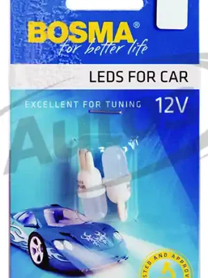 Ověřený Žárovka bez patice 12V 1xLED standard T10 bílá 6000K matná - sada 2 ks