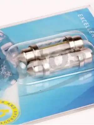 Poslední Šance Žárovka sufit 12V 5W SV8,5 10x36 4xLED bílá - sada 2 ks