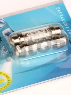 Žárovka sufit 12V 5W SV8,5 10x42 6xLED bílá - sada 2 ks Levný