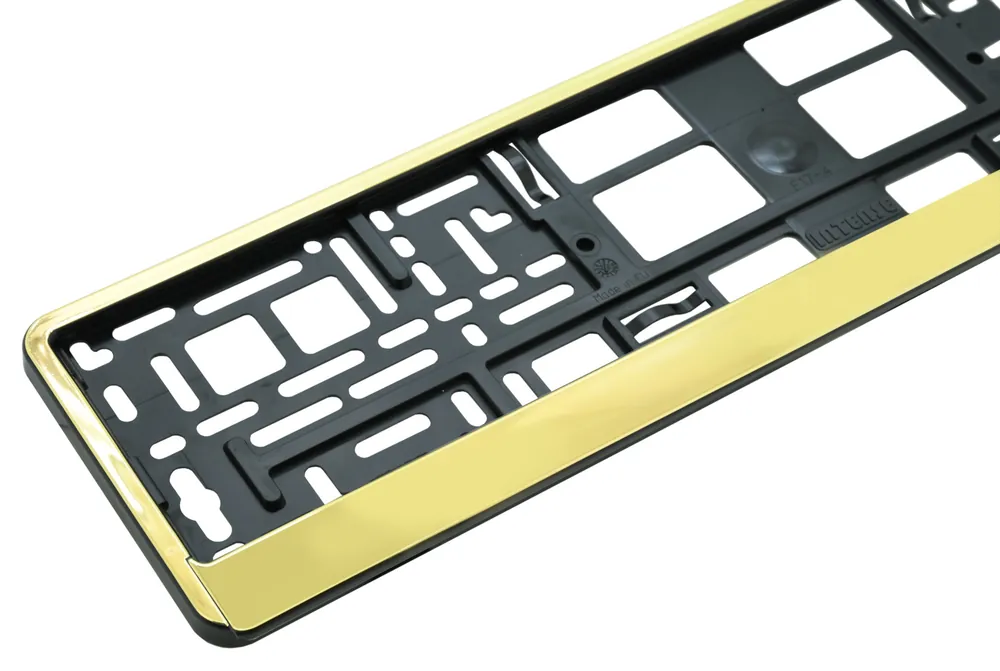Akční Nabídka Barevná podložka pod SPZ Compass - Gold Strip