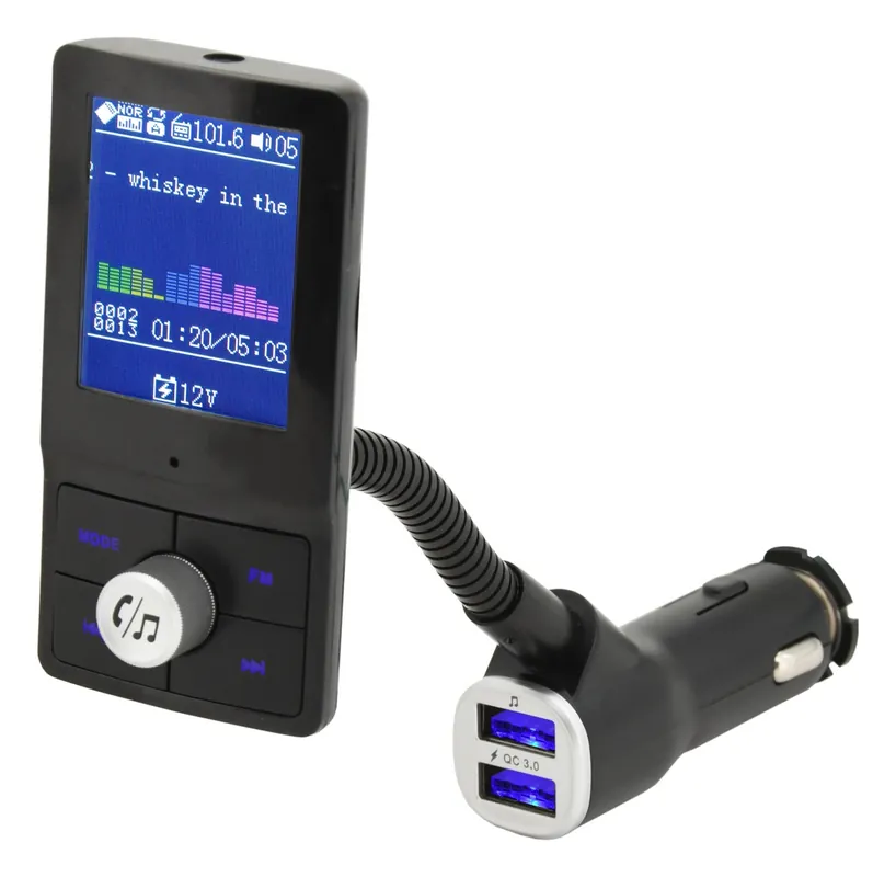 Hands free FM transmitter LCD color - Compass Hit Sezóny