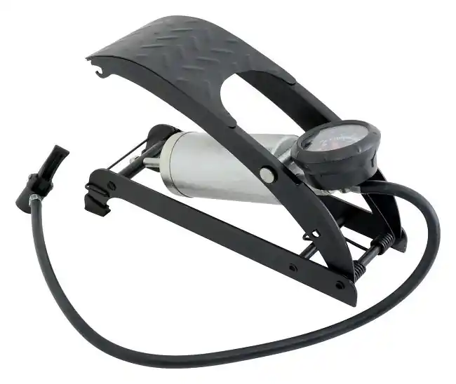 Hustilka nožní s manometrem jednopístová TÜV/GS 1 x 120 mm - Compass Top Prodej