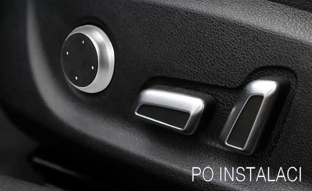 Kompletní ovladače nastavení elektických sedadel styl RS6 - 6 ks Cenově Výhodný