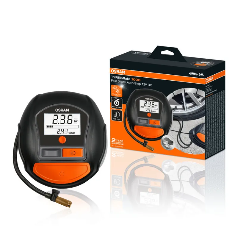 Super Cena Kompresor digitální TYREinflate 1000 12V - Osram