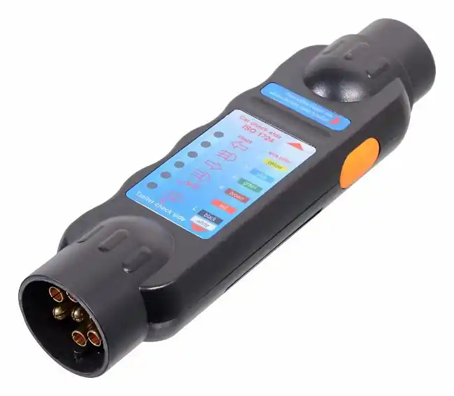 Hit Sezóny LED tester zásuvky přívěsů (12V) 7 pólů - Compass