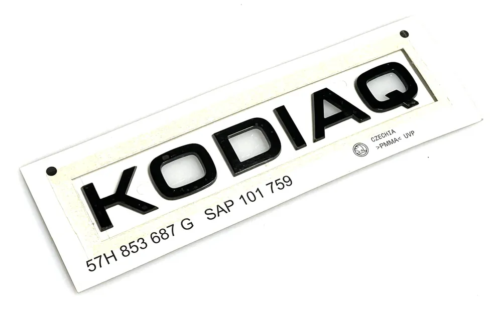 Akční Nabídka Škoda Kodiaq II-Zadní nápis KODIAQ original - černý