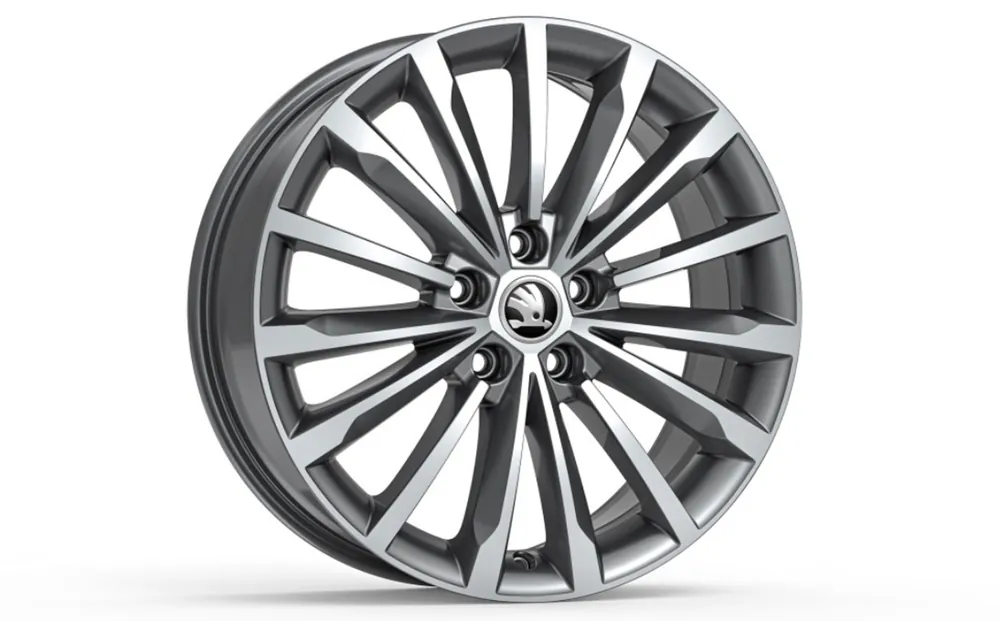 Škoda Kodiaq-ALU kolo TRINITY 7,0J x 18“ ET 43 original - antracitová metalíza Přímo Od Výrobce