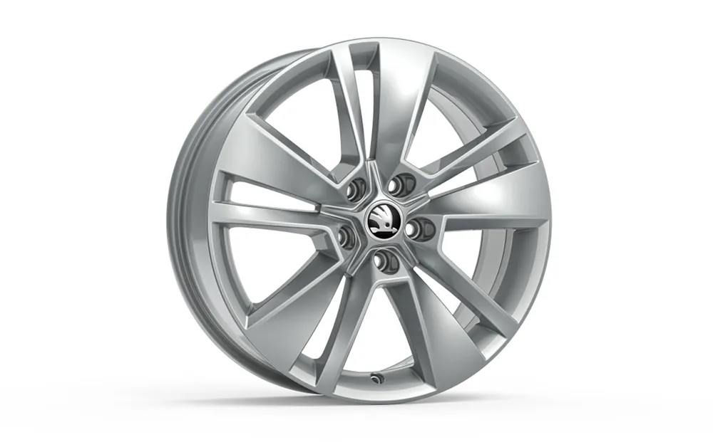 Originální Škoda Kodiaq-ALU kolo TRITON 7,0Jx18“ ET 43 original - stříbrná metalíza