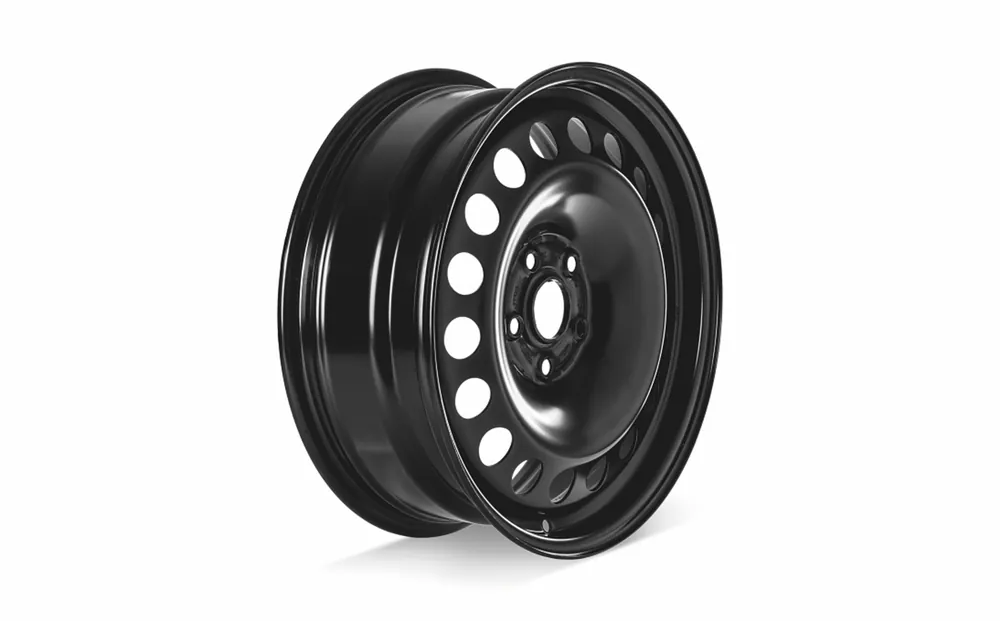 Vysoce Kvalitní Škoda Kodiaq-Plechový disk 6,5Jx17" ET 38 original - černý