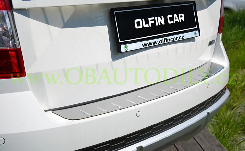 Škoda Octavia III combi-Kryt zadního nárazníku nerez ALU FROST - menší Akční Nabídka