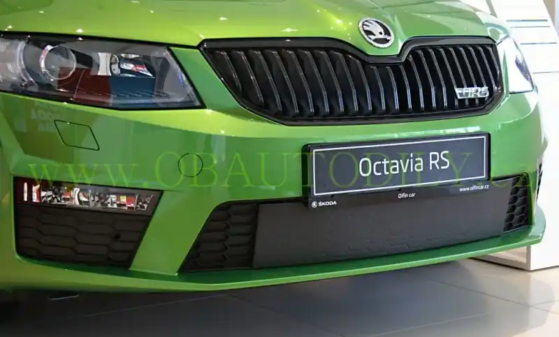 Aktuální Škoda Octavia III RS-Zimní clona předního nárazníku KI-R basic