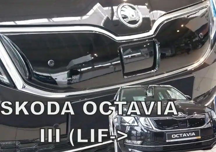 Škoda Octavia III facelift-Zimní clona přední masky - HEKO Speciální Cena