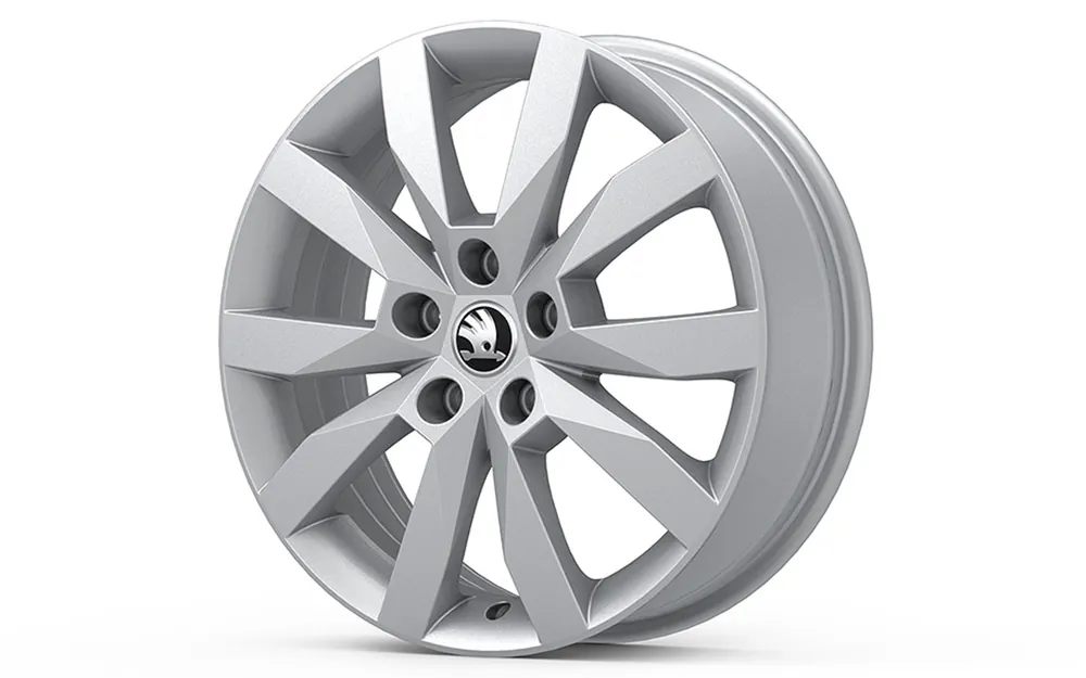 Škoda Octavia III-ALU kolo CRYSTAL 6,0Jx17“ ET 48 original - stříbrná metalíza Bezpečná Platba