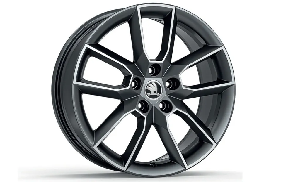 Škoda Octavia III-ALU kolo GEMINI 7,5Jx18“ ET 51 original - antracitová metalíza Speciální Cena