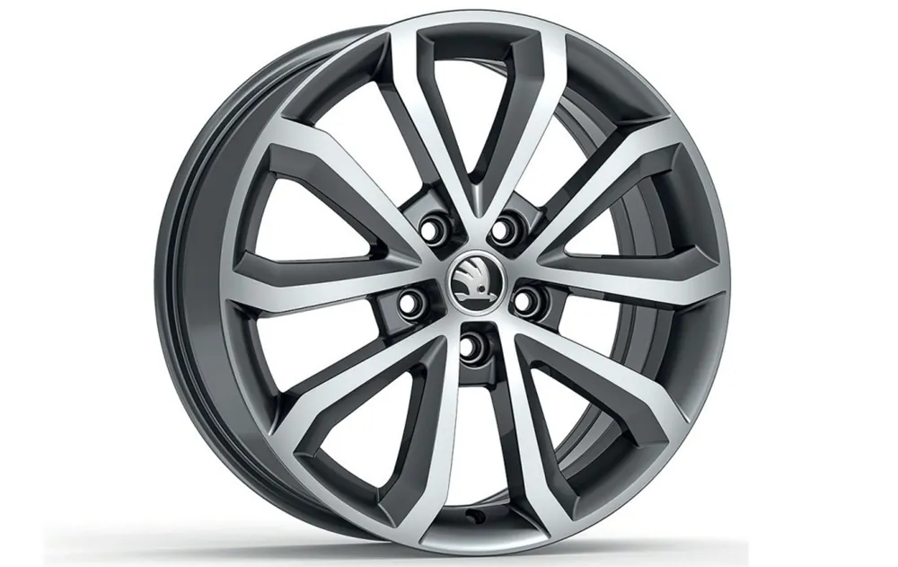 Škoda Octavia III-ALU kolo HAWK 7,0Jx17“ ET 49 original - antracitová metalíza Must-Have