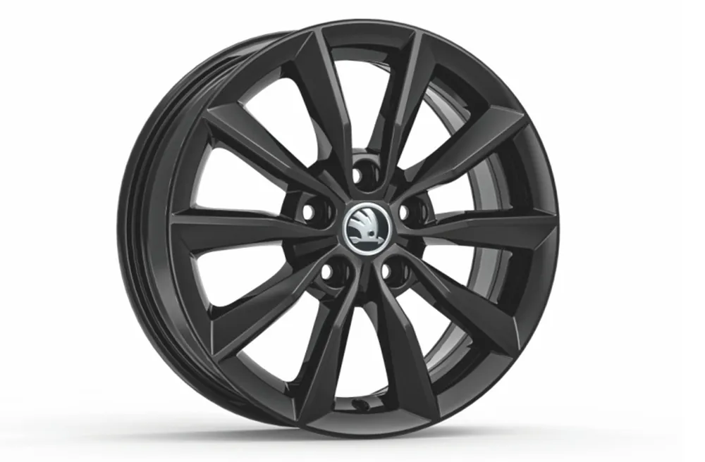 Vysoce Kvalitní Škoda Octavia III-ALU kolo MINORIS 6,5Jx16“ ET 46 original - černá metalíza