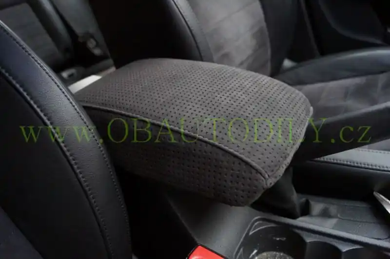 Akční Nabídka Škoda Octavia III-Potah loketní opěrky Alcantara - černé švy