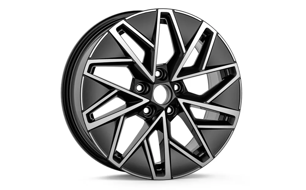 Škoda Octavia IV-ALU kolo SLAGARD 7Jx17“ ET 46 original - černá metalíza Cenově Výhodný
