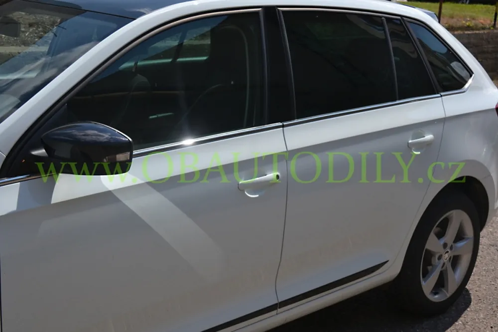 Speciální Cena Škoda Rapid Spaceback-Nerez okenní lišty OMTEC - chromové