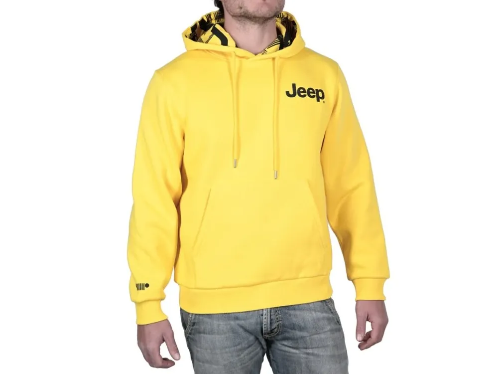 Značkový MIKINA JEEP ŽLUTÁ