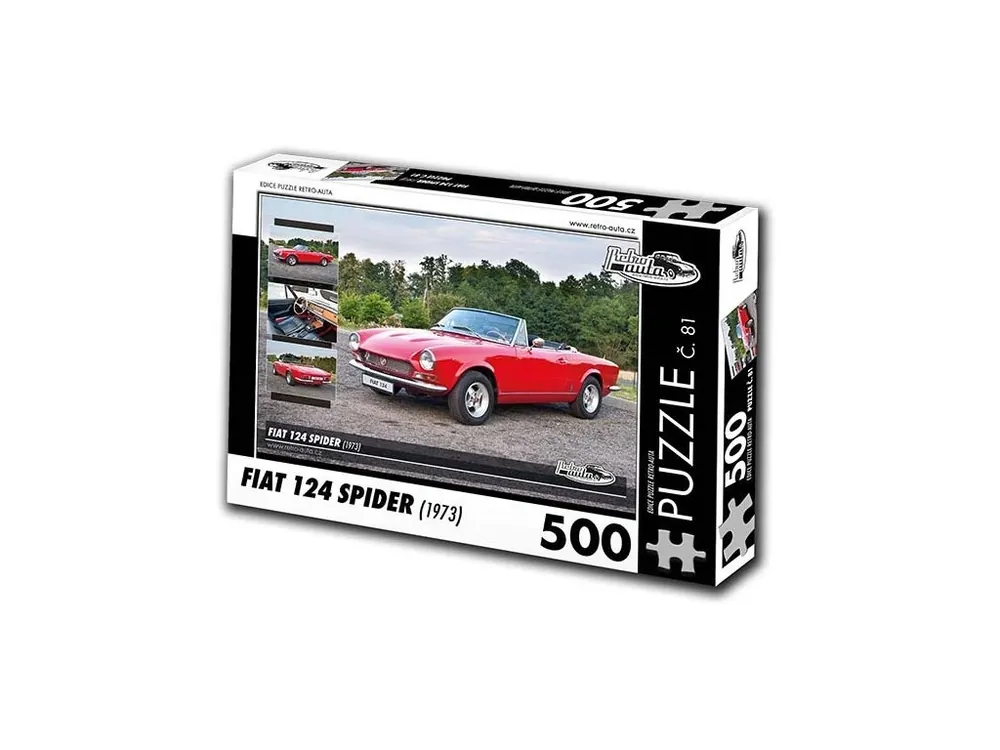 Ihned K Objednání Puzzle č. 81 - Fiat 124 Spider 1973 - 500 dílků