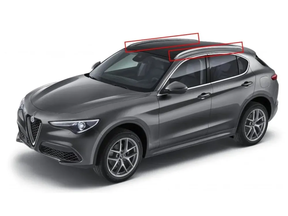 Levný Alfa Romeo Stelvio Střešní lišty pro vozy s pevnou střechou