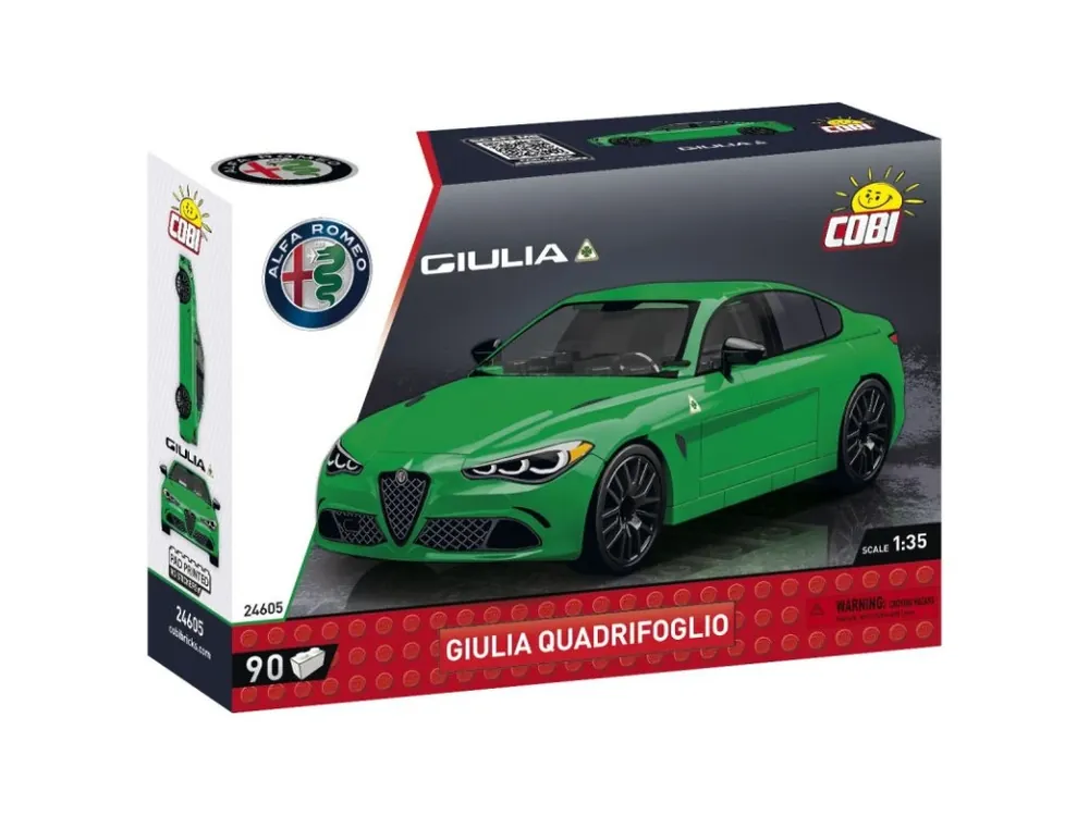 Stavebnice Alfa Romeo Giulia Quadrifoglio, 1 35, 90 k Vrácení Zdarma