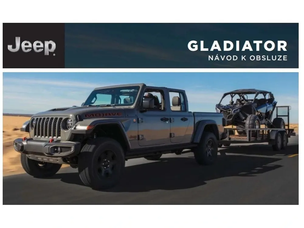 Akční Cena Manuál pro Jeep Gladiator JT (2023)