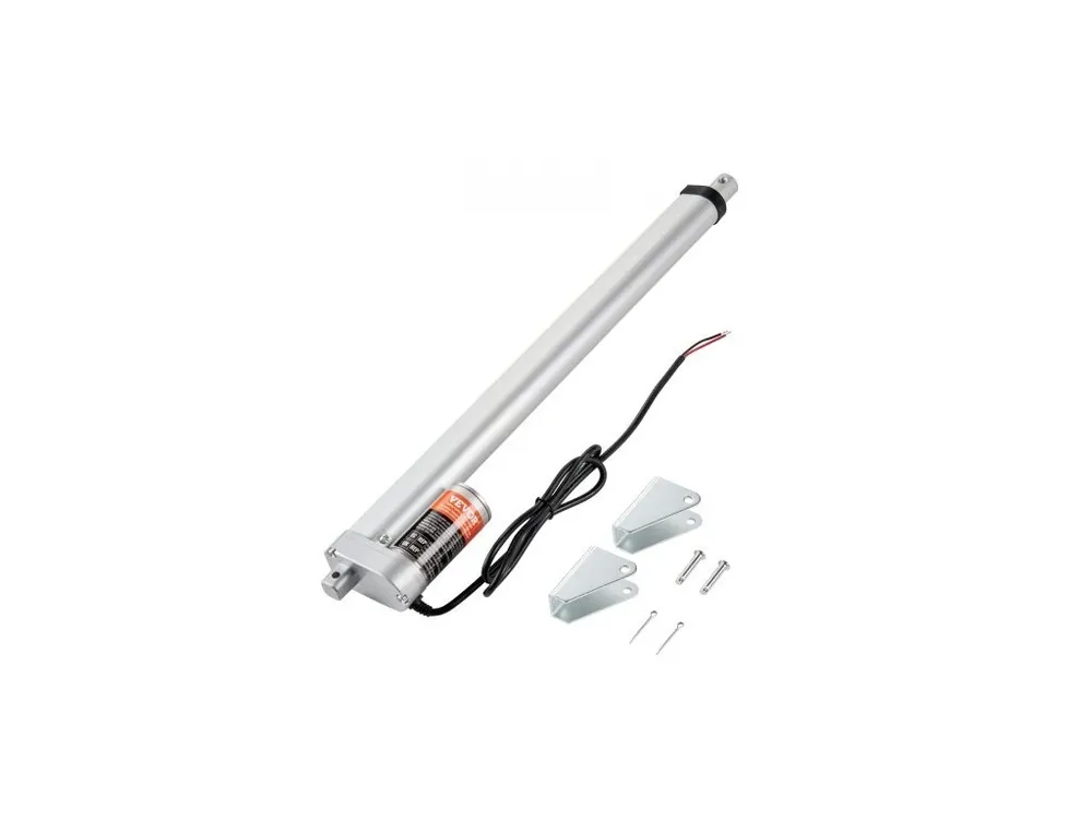Dokud Zásoby Vydrží Lineární aktuátor 12V 40,6 cm vysoké zatížení 149,7 kg/1500N 0,5 cm/s krytí IP54