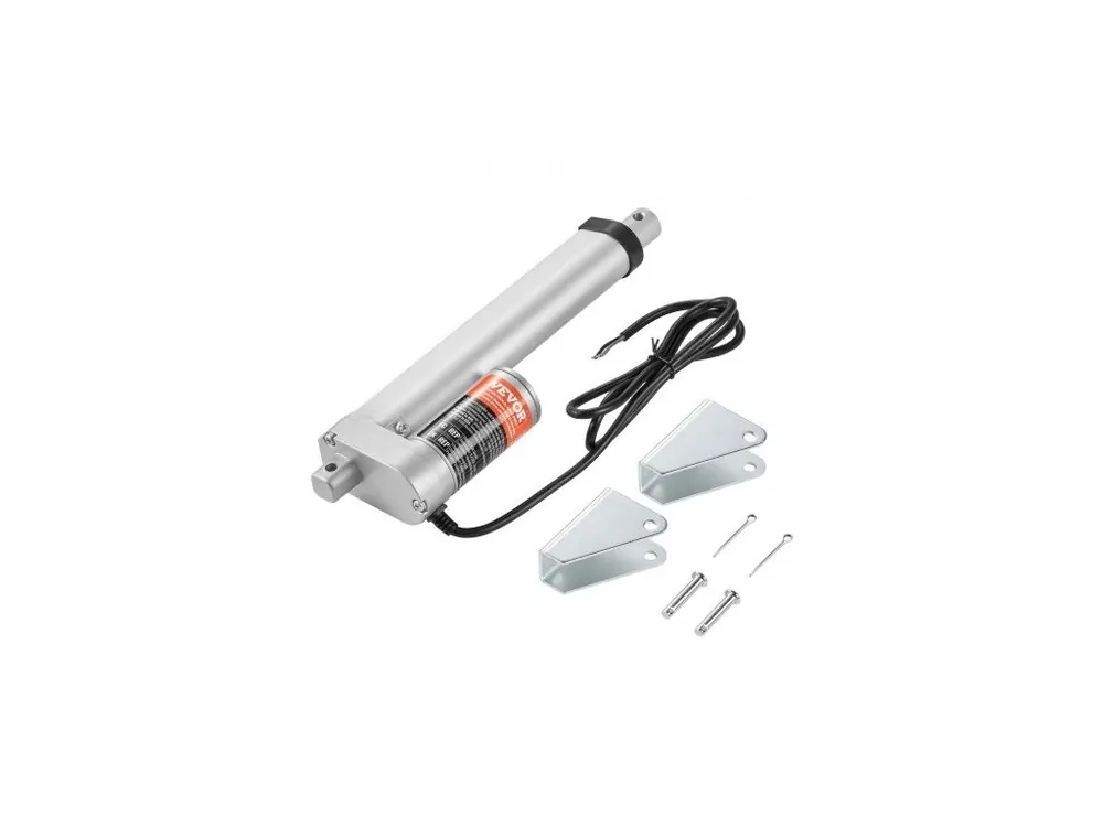 Lineární aktuátor 12V 15,2 cm 1,4 cm/s Vysoká rychlost 99,8 kg/1000N Krytí IP54 Ověřený