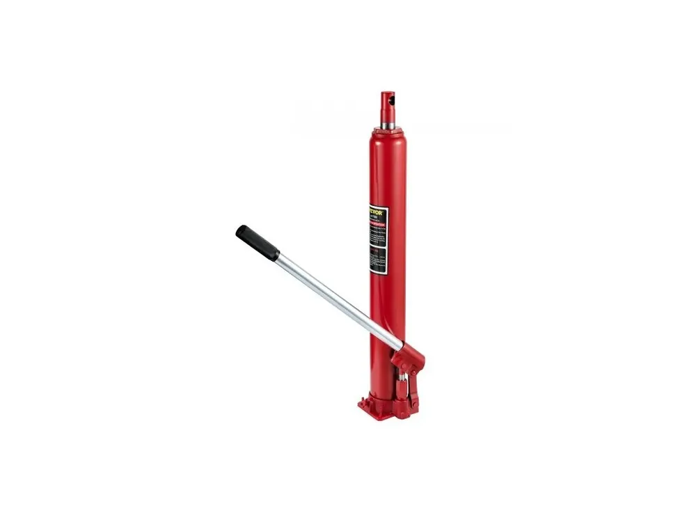 Hydraulický dlouhý zvedák , nosnost 4 tuny/8818 liber, s jednopístovým čerpadlem a plochou základnou, ruční zvedák s rukojetí, pro garážové/dílenské jeřáby, zvedák motoru, červený Hit Sezóny