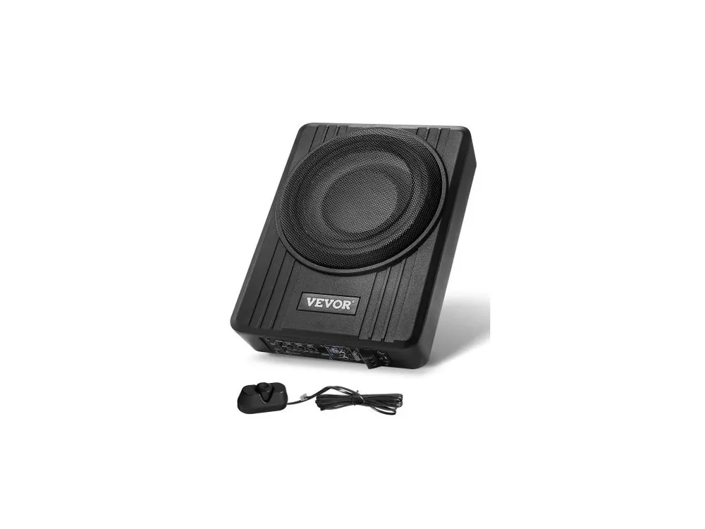 10" 300W subwoofer do auta pod sedadlo, tenké aktivní subwoofery do auta pod sedadlo, nízkoprofilový audio subwoofer s vestavěným zesilovačem, vstup pro vysoké/nízké úrovně a regulátor hlasitosti pro SUV, auta, nákladní auta, obytné vozy Kup Teď