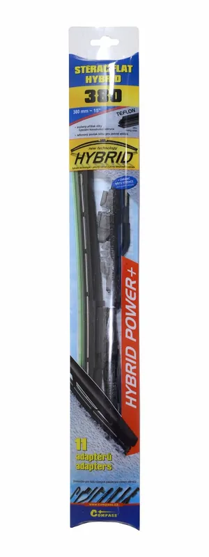 Pouze Dnes Stěrač HYBRID 380mm + 11 adaptérů TEFLON