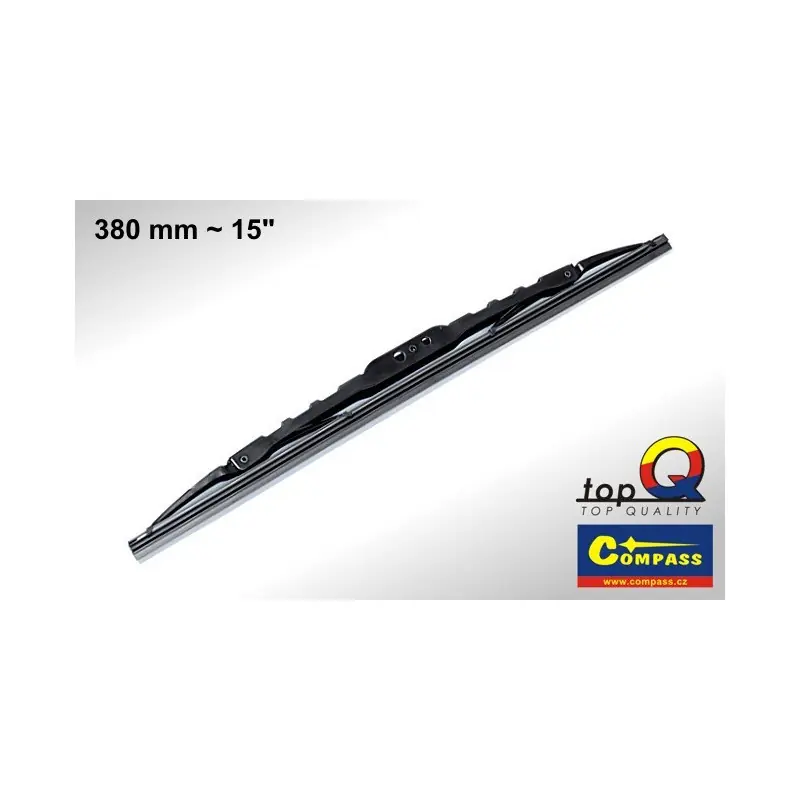 Stěrač kovový TOPQ GRAFIT 380mm COMPASS Must-Have